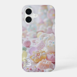 Lichte kleurrijke vormen iPhone 16 hoesje