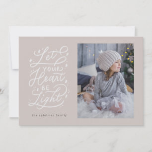 lichte, krachtige, met een briefje geschreven vaka feestdagenkaart