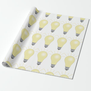 Lichte lamp cadeaupapier