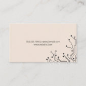 Lichte lamp Logo | Technologie | Software engineer Visitekaartje (Achterkant)