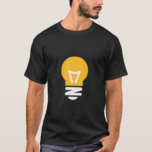 Lichte lamp t-shirt (Voorkant)