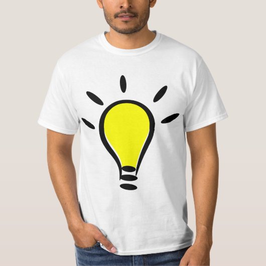 Lichte lamp t-shirt (Voorkant)