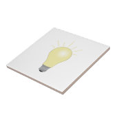 Lichte lamp tegeltje (Zijkant)