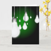Lichte lampen kaart (Gele Bloem)