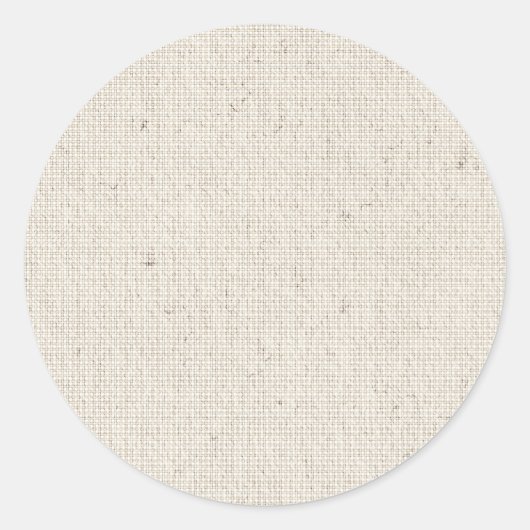 Lichte Linen achtergrond Ronde Sticker (Voorkant)