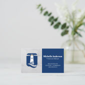 Lichte Logo | Ondernemingen Visitekaartje (Staand voorkant)