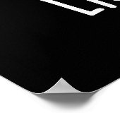 Lichte maaltijd Funny Electric Bulb Pun Dark BG Poster (Hoek)