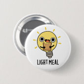 Lichte maaltijd Funny Electric Bulb Pun Ronde Button 5,7 Cm (Voorkant /achterkant)