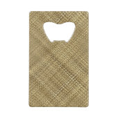 Lichte mand kredietkaart flessenopener (Achterkant)