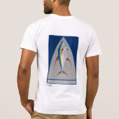 Lichte Mannen van geelvintonijn T-shirt (Achterkant)