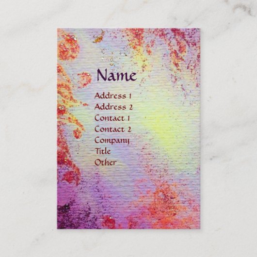 LICHTE MEMORIES MONOGRAM VISITEKAARTJE (Voorkant)