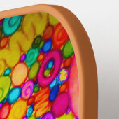 Lichte neonspoelen pickleball paddle (Links Detail)