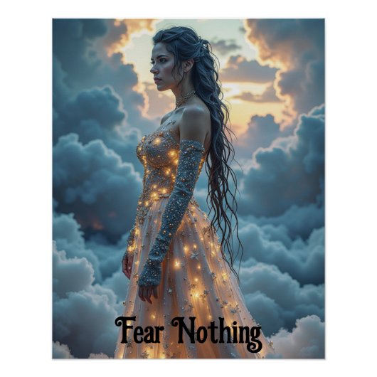 lichte nimf perfect poster (Voorkant)