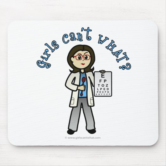 Lichte optometrist muismat (Voorkant)