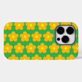 Lichte Oranje bloemen Case-Mate iPhone Case (Achterkant (horizontaal))