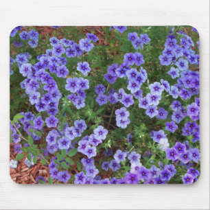 lichte paarse bloemen muismat