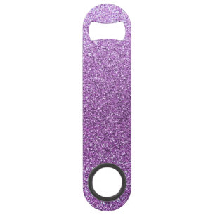 Lichte paarse glitter speed flessenopener