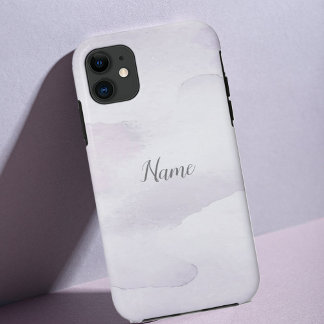 Lichte Paarse Waterverf iPhone 11 Hoesje