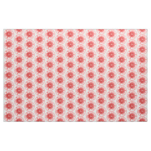 Lichte passie Roze Floral Medallion Bord Fabric Stof