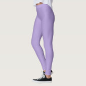 Lichte pasta Paarse vaste kleur Leggings (Links)