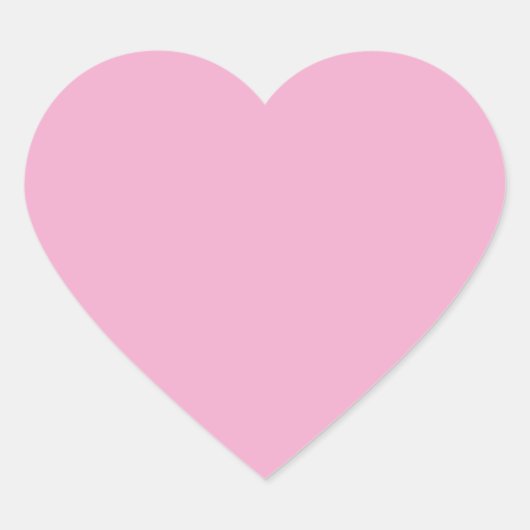 Lichte pastel roze hart Sticker (Voorkant)