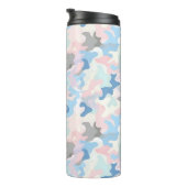 Lichte pastelcamouflage thermosbeker (Geroteerd rechts)