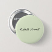 Lichte Pastelkleur Moderne Script Trend Ronde Button 5,7 Cm (Voorkant /achterkant)