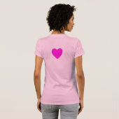 LICHTE PINKFUCHSIEHOORZITTEN T-SHIRT (Achterkant volledig)