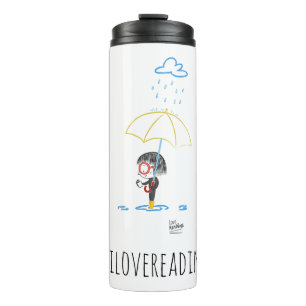 Lichte plastic waterfles thermosbeker