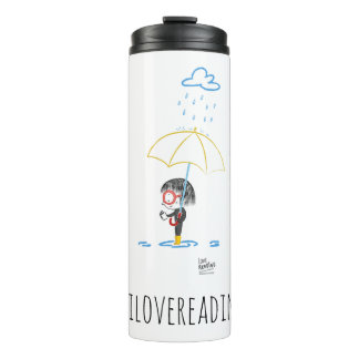 Lichte plastic waterfles thermosbeker