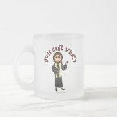 Lichte predikant matglas koffiemok (Links)