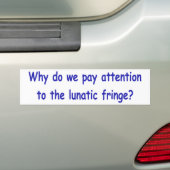 Lichte rand bumpersticker (Op auto)