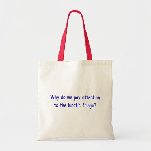 Lichte rand tote bag (Voorkant)