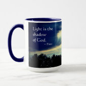 Lichte Rays-keramische Mok (Links)