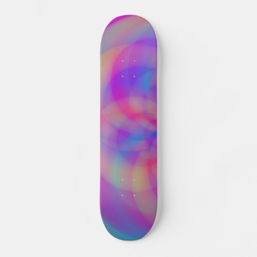 Lichte regenboog skateboard (Voorkant)