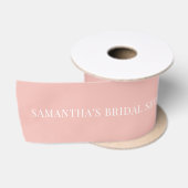 Lichte Roze Aangepaste Bruiloftsdouche Lint (Spoel)