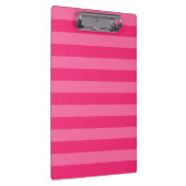 Lichte roze en hete roze strepen klembord (Rechts)
