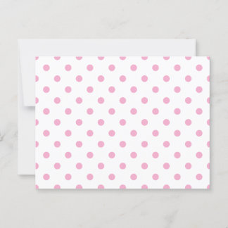 Lichte Roze Stippen Briefkaart