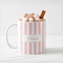 Lichte Roze Streep Monogram