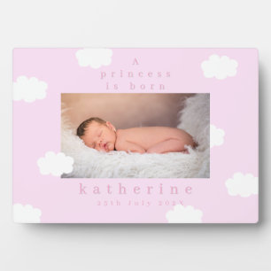 Lichte Roze Wolken Pastel Fotoplaat