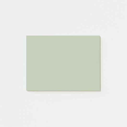 Lichte saliegroene effen kleur post-it® notes (Voorkant)