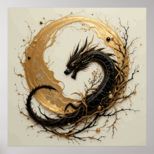 Lichte schaduw van Dragon Moon Poster