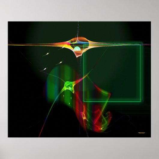 Lichte schepen bij Zeta Reticuli Poster (Voorkant)