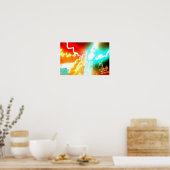 Lichte schilderijen poster (Keuken)