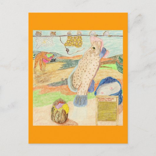 Lichte soapviswasfabriek briefkaart (Voorkant)