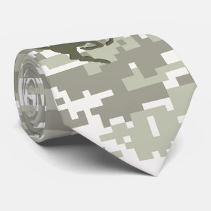 Lichte Storm digitale camouflage herten camo Stropdas