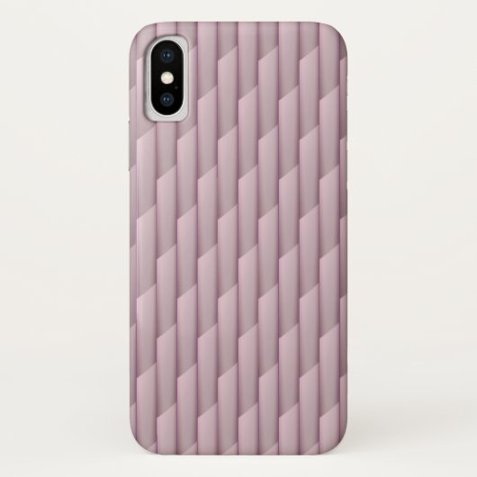 Lichte tinten van Paarse geometrische Abstracte st Case-Mate iPhone Case (Achterkant)