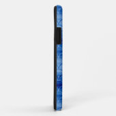 Lichte tot donkerblauwe Waterverf schalen Case-Mate iPhone Case (Achterkant/rechts)