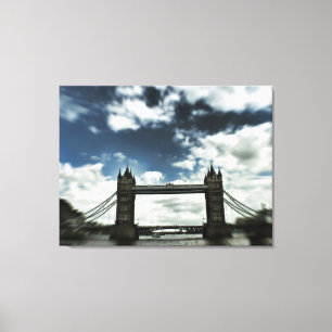 Lichte Trippy : London Bridge (UK) Verenigd Konink Canvas Afdruk