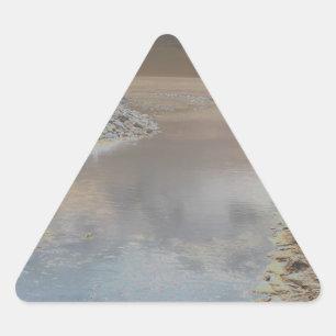 Lichte vestiging in Cascais, Portugal Driehoek Sticker